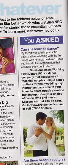 First Dance UK in Now Magazine