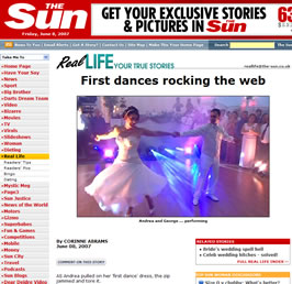 The Sun Online - Wedding dance article